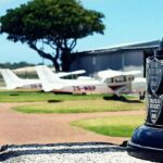aircraft with trophy